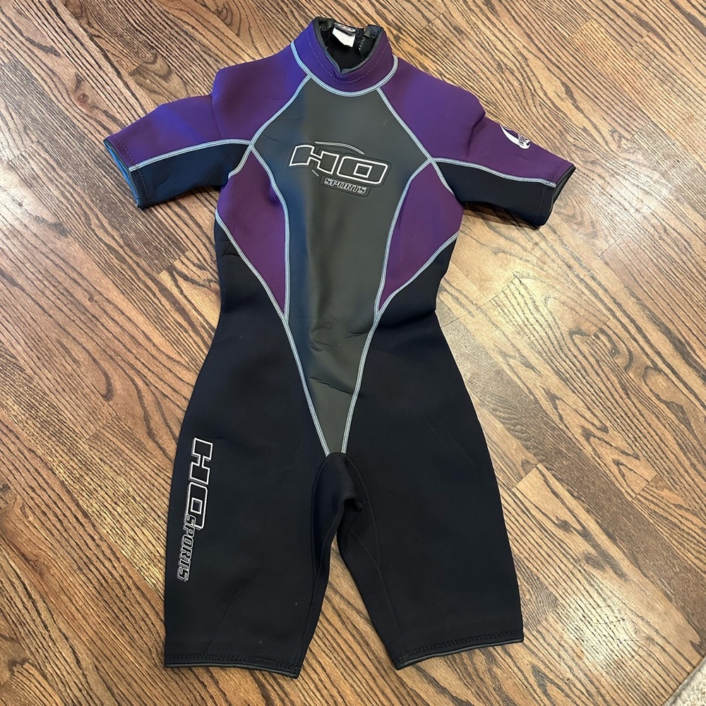 t/o Kids Swim Rashguard - Purple and Black